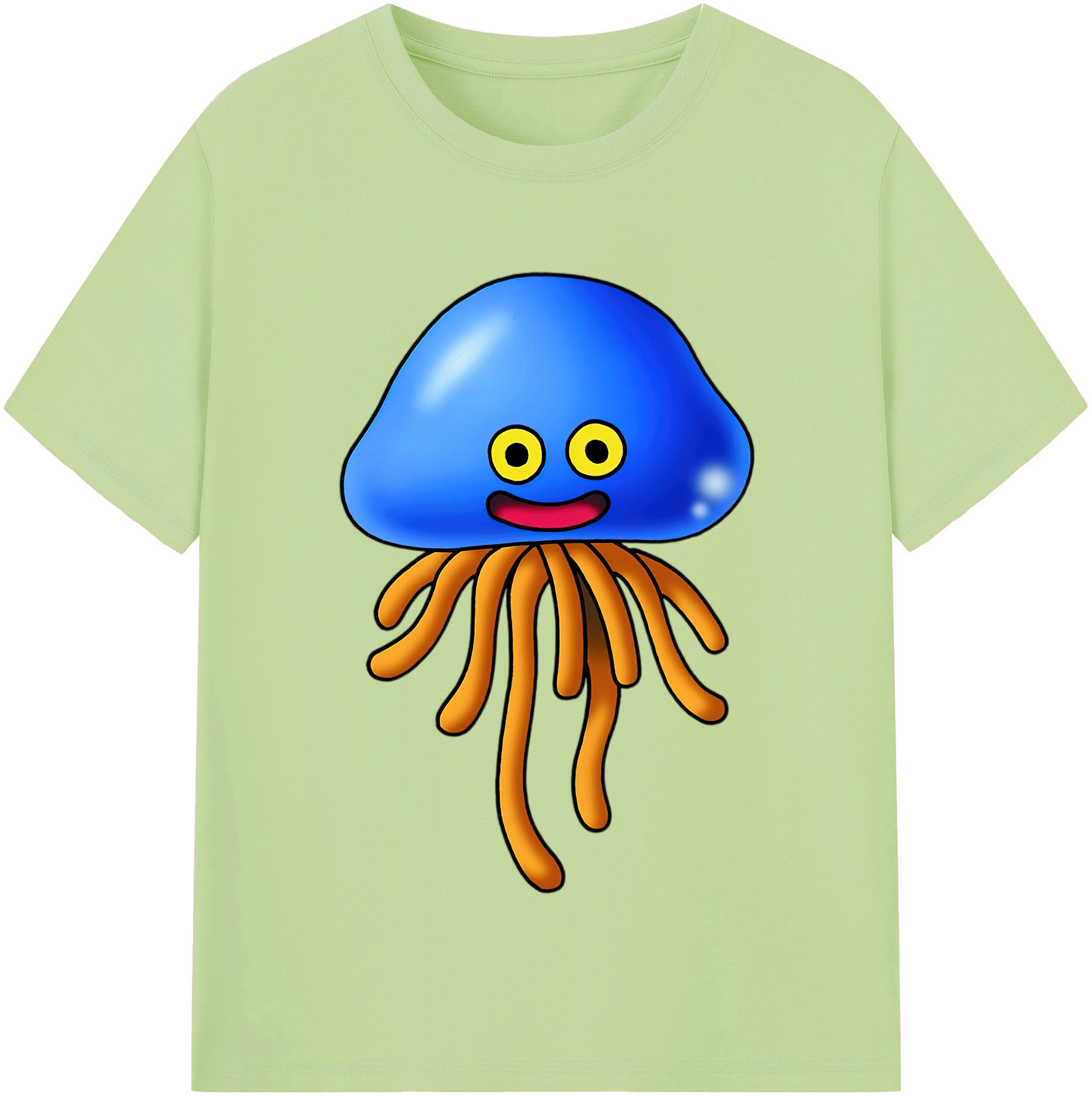（画像用） ドラゴンクエスト Doragon Kuesuto Dragon Quest 綿100％半袖Tシャツ（フロントプリント）